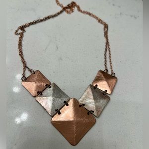 Hand crafted copper necklace